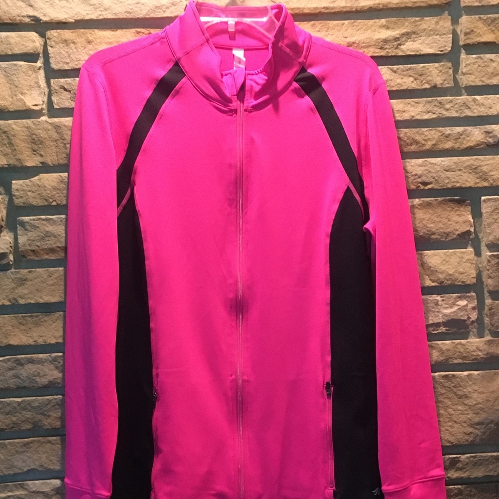Pink & Black Ideology Full-Zip Athleisure Jacket